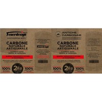 photo FEUERDESIGN - 3 x 2kg bags of natural charcoal from Antiche Carbonaie, 100% Italian holm oak wood 2